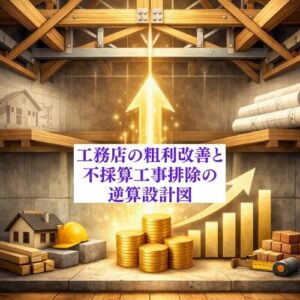 工務店の粗利改善と不採算工事排除の逆算設計図